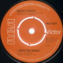 【中古】英7” David Cassidy I Write The Songs RCA2571 RCA Victor /00080