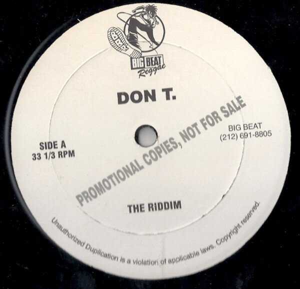 【中古】米12” Don T Da Riddim / Pal Off NONE BIG BEAT REGGAE /00250