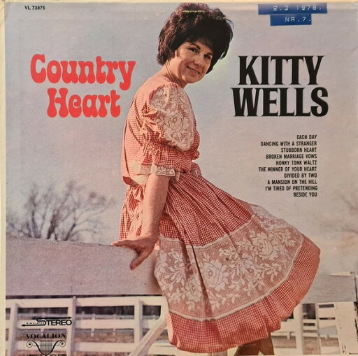 【中古】米LP Kitty Wells Country Heart VL73875 MCA CORAL /00260 【中古】米LP Kitty Wells Country Heart VL73875 MCA CORAL /00260
