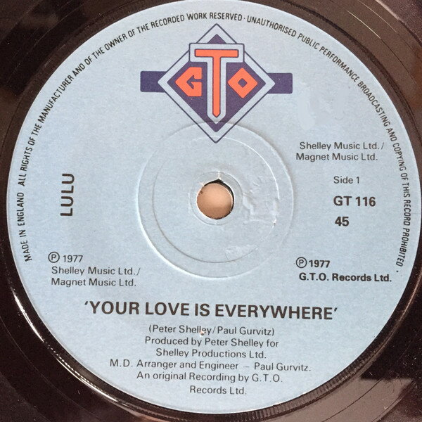 쥳ɥƥ ŷԾŹ㤨֡š۱7 Lulu Your Love Is Everywhere GT116 GTO /00080פβǤʤ785ߤˤʤޤ