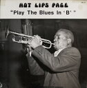【中古】米LP Hot Lips Page Play The Blues In B JA17 Jazz Archives /00260