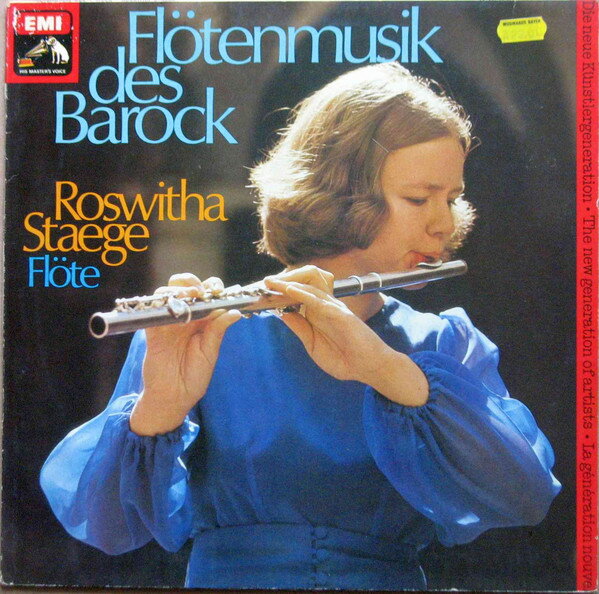 【中古】独LP Roswitha Staege Flotenmusik Des Barock 1C05730680 His Masters Voice /00260