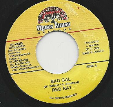 【中古】ジャマイカ7” Red Rat / Shatta Bad Gal / Di Gal Dem NONE Opera House /00080