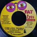 【中古】ジャマイカ7” General Degree / Powerman Come Look Trouble / Reaching Out NONE Fat Eyes Records /00080(2)