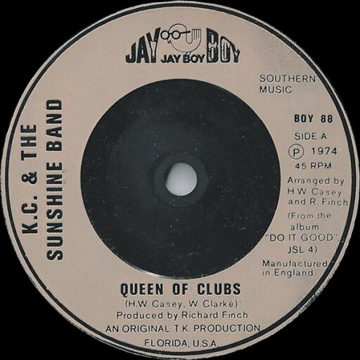 【中古】英7” KC & The Sunshine Band Queen Of Clubs BOY88 Jay Boy /00080 【中古】英7” KC & The Sunshine Band Queen Of Clubs BOY88 Jay Boy /00080