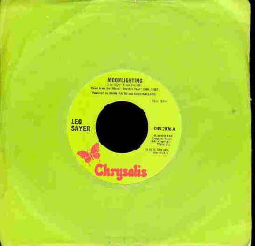 【中古】英7” Leo Sayer Moonlighting CHS2076 Chrysalis /00080 【中古】英7” Leo Sayer Moonlighting CHS2076 Chrysalis /00080