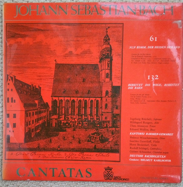 ・アーティスト Johann Sebastian Bach / Kantorei Barmen-Gemarke, Deutsche Bachsolisten Conductor: Helmut Kahlh?fer ・タイトル Cantatas 61, 132 ・レーベル・型番 ORYX BACH1117 ・フォーマット LPレコード ・コンディション(盤) 良い (VG+) ・コンディション(ジャケット) 良い (VG+) ・コンディション(帯) オビなし ・特記事項 サンプル画像です。実際の商品の画像ではありません 商品写真はバーコード/カタログ番号に対応したサンプル画像ですので、お送りする商品の画像ではありません。帯やライナーなどの付属品は、特記事項に記載されている場合のみ含まれます。プロモやカラーレコードなどの仕様についても、該当する場合のみ特記事項に記載しています。 【ご購入前に必ずご確認ください】 ・本店サイト(www.recordcity.jp)とは価格、送料が違います ・本店サイト、その他支店のオーダーとは同梱発送できません ・注文確定後に別の注文を頂いた場合、注文同士の同梱は致しかねます。 ・別倉庫から発送しているため、店頭受け渡しは対応しておりません ・一部商品は他の通販サイトでも販売しているため、ご注文のタイミングによっては商品のご用意ができない場合がございます。 ・土日祝日はお休みです 金曜・祝前日9時以降のご連絡またはご入金は、返答または発送が週明け・祝日明けに順次対応となります。 ・ご購入後のキャンセル不可 ご購入後のキャンセルはいかなる理由においてもお受けできません。ご了承の上、ご購入くださいませ。 ・日本郵便(ゆうパック/ゆうメール)によるお届けになります。 ・中古品であることをご理解ください 当ストアでは中古商品を主に販売しております。中古品であることをご理解の上ご購入ください。また、一部商品はRecordCityオンラインストアで試聴可能です。 ・返品について お客様のご都合による返品は一切承っておりません。 表記の内容と実際の商品に相違がある場合、また針飛び等で返品・返金をご希望される場合は、商品の到着後1週間以内にご連絡ください。商品の返送をこちらで確認後、キャンセル・返金を行います。 コンディションVG以下の商品は返品できません。プレイに影響のない表面のこすれ傷、プレス起因のノイズ盤は返品の対象外です。 【コンディション表記】 ・ほぼ新品(M-)(Like New) 完全な新品。未使用。当店ではほぼ使用しません ・非常に良い(EX)(Excellent) 中古盤として美品な状態。わずかな経年を感じるものの傷みを感じさせない、当店基準で最高の状態 ・良い(VG+)(Very Good Plus) 丁寧に扱われた中古品で、軽い使用感がみられる。 ・可(VG)(Acceptable) 使い込まれた中古品で、「良い」よりもさらに使用感がみられる。 ・悪い(VG-)(Bad) 状態が悪いアイテム。使用の保障はなく、再生不可、針飛び、目立つノイズがあるかもしれない。状態によるクレーム不可。返品不可。 ・非常に悪い(G)(Very Bad) 「悪い」よりさらに状態が悪いアイテム。使用の保障はなく、再生不可、針飛び、目立つノイズがあるかもしれない。状態によるクレーム不可。返品不可。 ・ジャンク(Fair)(Junk/Fair) 割れている、反っている、水ダメージがある、カビ、ジャケットが分離している、ひどい書き込み、ひどい擦れなど最低の状態。使用の保障はなく、再生不可、針飛び、目立つノイズがあるかもしれない。状態によるクレーム不可。返品不可。 ・ジャンク(Poor)(Junk/Poor) 割れている、反っている、水ダメージがある、カビ、ジャケットが分離している、ひどい書き込み、ひどい擦れなど最低の状態。使用の保障はなく、再生不可、針飛び、目立つノイズがあるかもしれない。状態によるクレーム不可。返品不可。