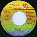 【中古】ジャマイカ7” Louie Culture Domino NONE Stone Love Music /00080