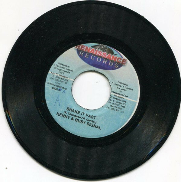 【中古】ジャマイカ7” Predator / Kenny & Busy Signal Have Sense / Shake It Fast NONE Renaissance Records /00080