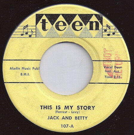 【中古】米7” Jack & Betty This Is My Story 107 Teen /00080
