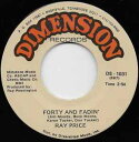 【中古】米7” Ray Price Forty And Fadin DS1031 Dimension Records /00080