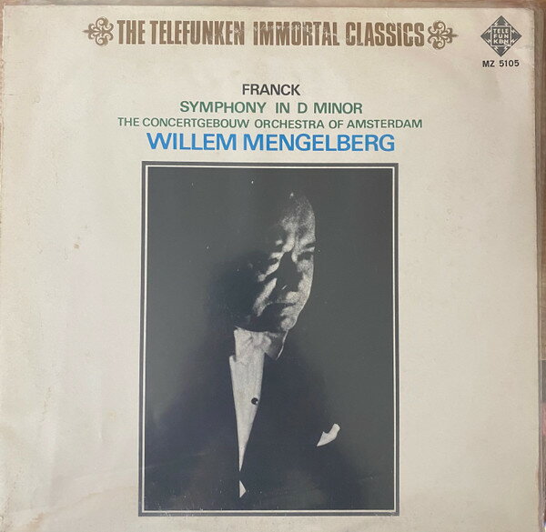 ・アーティスト ウィレム・メンゲルベルク指揮　アムステルダム・コンセルトヘボウ管弦楽団 ・タイトル フランク　交響曲ニ短調 ・レーベル TELEFUNKEN MZ5105 ・フォーマット LPレコード ・コンディション(盤) 非常に良い(EX) ・コンディション(ジャケット) 非常に良い(EX) ・コンディション(帯) 非常に良い(EX) ・特記事項 サンプル画像です。実際の商品の画像ではありません 商品写真はバーコード/カタログ番号に対応したサンプル画像ですので、お送りする商品の画像ではありません。帯やライナーなどの付属品は、特記事項に記載されている場合のみ含まれます。プロモやカラーレコードなどの仕様についても、該当する場合のみ特記事項に記載しています。 【ご購入前に必ずご確認ください】 ・本店サイト(www.recordcity.jp)とは価格、送料が違います ・本店サイト、その他支店のオーダーとは同梱発送できません ・別倉庫から発送しているため、店頭受け渡しは対応しておりません ・一部商品は他の通販サイトでも販売しているため、ご注文のタイミングによっては商品のご用意ができない場合がございます。 ・土日祝日はお休みです 金曜・祝前日9時以降のご連絡またはご入金は、返答または発送が週明け・祝日明けに順次対応となります。 ・ご購入後のキャンセル不可 ご購入後のキャンセルはいかなる理由においてもお受けできません。ご了承の上、ご購入くださいませ。 ・日本郵便(ゆうパック/ゆうメール)によるお届けになります。 ・中古品であることをご理解ください 当ストアではお客様よりお譲りいただいた中古商品を主に販売しております。中古品であることをご理解の上ご購入ください。また、一部商品はRecordCityオンラインストアで試聴可能です。 ・返品について お客様のご都合による返品は一切承っておりません。 表記の内容と実際の商品に相違がある場合、また針飛び等で返品・返金をご希望される場合は、商品の到着後1週間以内にご連絡ください。商品の返送をこちらで確認後、キャンセル・返金を行います。 コンディションVG以下の商品は返品できません。プレイに影響のない表面のこすれ傷、プレス起因のノイズ盤は返品の対象外です。 【コンディション表記】 ・ほぼ新品(M-)(Like New) 完全な新品。未使用。当店ではほぼ使用しません ・非常に良い(EX)(Excellent) 中古盤として美品な状態。わずかな経年を感じるものの傷みを感じさせない、当店基準で最高の状態 ・良い(VG+)(Very Good Plus) 丁寧に扱われた中古品で、軽い使用感がみられる。 ・可(VG)(Acceptable) 使い込まれた中古品で、「良い」よりもさらに使用感がみられる。 ・悪い(VG-)(Bad) 状態が悪いアイテム。使用の保障はなく、再生不可、針飛び、目立つノイズがあるかもしれない。状態によるクレーム不可。返品不可。 ・非常に悪い(G)(Very Bad) 「悪い」よりさらに状態が悪いアイテム。使用の保障はなく、再生不可、針飛び、目立つノイズがあるかもしれない。状態によるクレーム不可。返品不可。 ・ジャンク(Fair)(Junk/Fair) 割れている、反っている、水ダメージがある、カビ、ジャケットが分離している、ひどい書き込み、ひどい擦れなど最低の状態。使用の保障はなく、再生不可、針飛び、目立つノイズがあるかもしれない。状態によるクレーム不可。返品不可。 ・ジャンク(Poor)(Junk/Poor) 割れている、反っている、水ダメージがある、カビ、ジャケットが分離している、ひどい書き込み、ひどい擦れなど最低の状態。使用の保障はなく、再生不可、針飛び、目立つノイズがあるかもしれない。状態によるクレーム不可。返品不可。