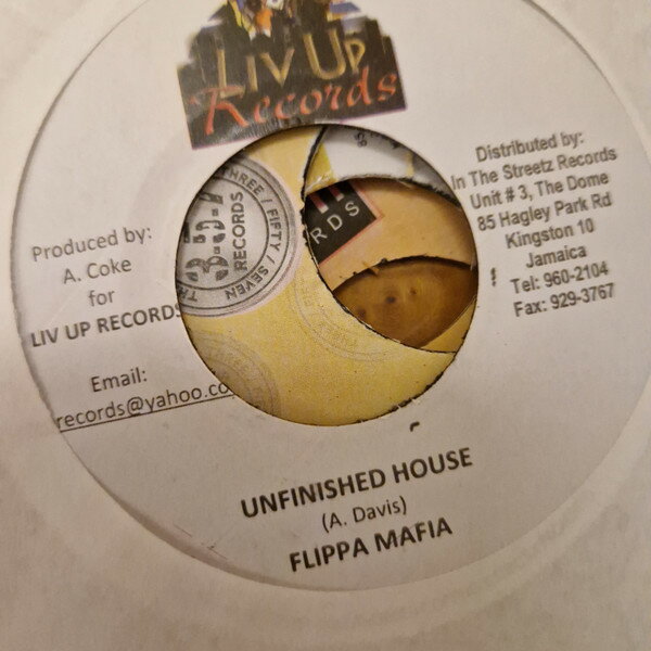 【中古】ジャマイカ7” Flippa Mafia Unfinished House NONE Liv Up Records /00080