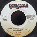 【中古】ジャマイカ7” Pinchers I Never Want To Fall In Love NONE Gargamel Music /00080