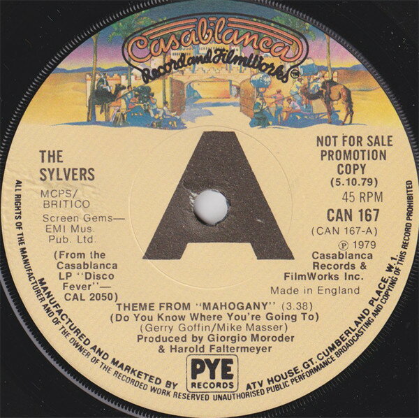 쥳ɥƥ ŷԾŹ㤨֡š۱7 Sylvers Theme From Mahogany (Do You Know Where Youre Goin CAN167PROMO Casablanca ץ /00080פβǤʤ713ߤˤʤޤ