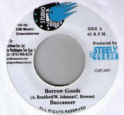 【中古】ジャマイカ7” Buccaneer Borrow Goods NONE Studio 200 ...