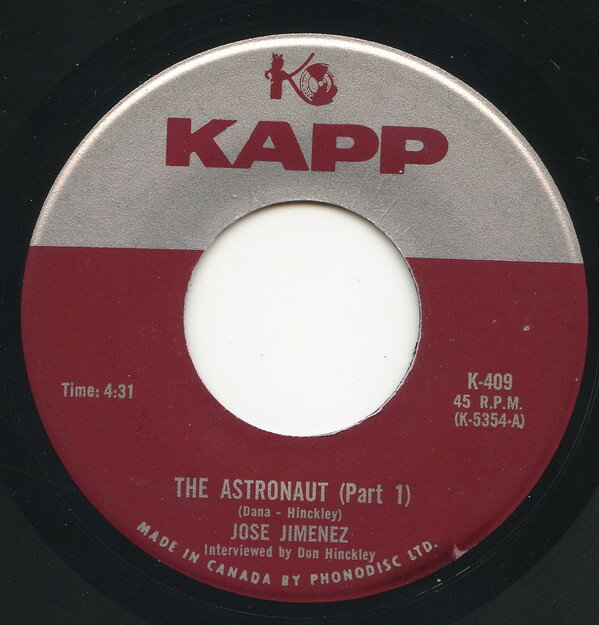 【中古】加7” Jose Jimenez Astronaut K409 KAPP /00080