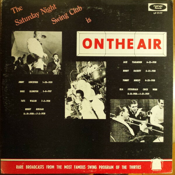 쥳ɥƥ ŷԾŹ㤨֡šLP Various The Saturday Night Swing Club Is On The Air LP17117 Fanfare Records /00260פβǤʤ638ߤˤʤޤ