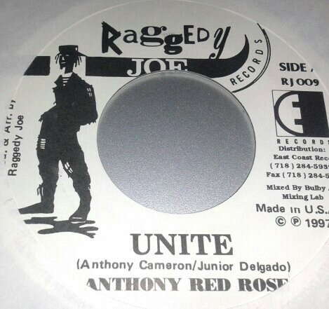 【中古】米7” Anthony Red Rose Unite RJ009 Raggedy Joe Records /00080 【中古】米7” Anthony Red Rose Unite RJ009 Raggedy Joe Records /00080