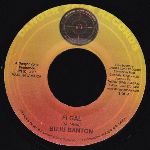 【中古】ジャマイカ7” Buju Banton / Kutty Corn Fi Gal / Rise It NONE Danger Zone Records /00080 【中古】ジャマイカ7” Buju Banton / Kutty Corn Fi Gal / Rise It NONE Danger Zone Records /00080