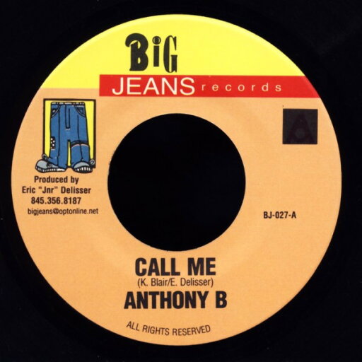 【中古】ジャマイカ7” Anthony B / Xsytement Call Me / Go Deh Mi Friend BJ027 Big Jeans Records /00080 【中古】ジャマイカ7” Anthony B / Xsytement Call Me / Go Deh Mi Friend BJ027 Big Jeans Records /00080