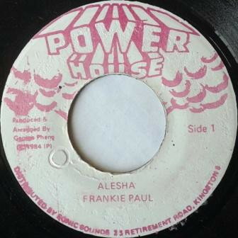 【中古】ジャマイカ7” Frankie Paul Alesha NONE Power House /00080 【中古】ジャマイカ7” Frankie Paul Alesha NONE Power House /00080