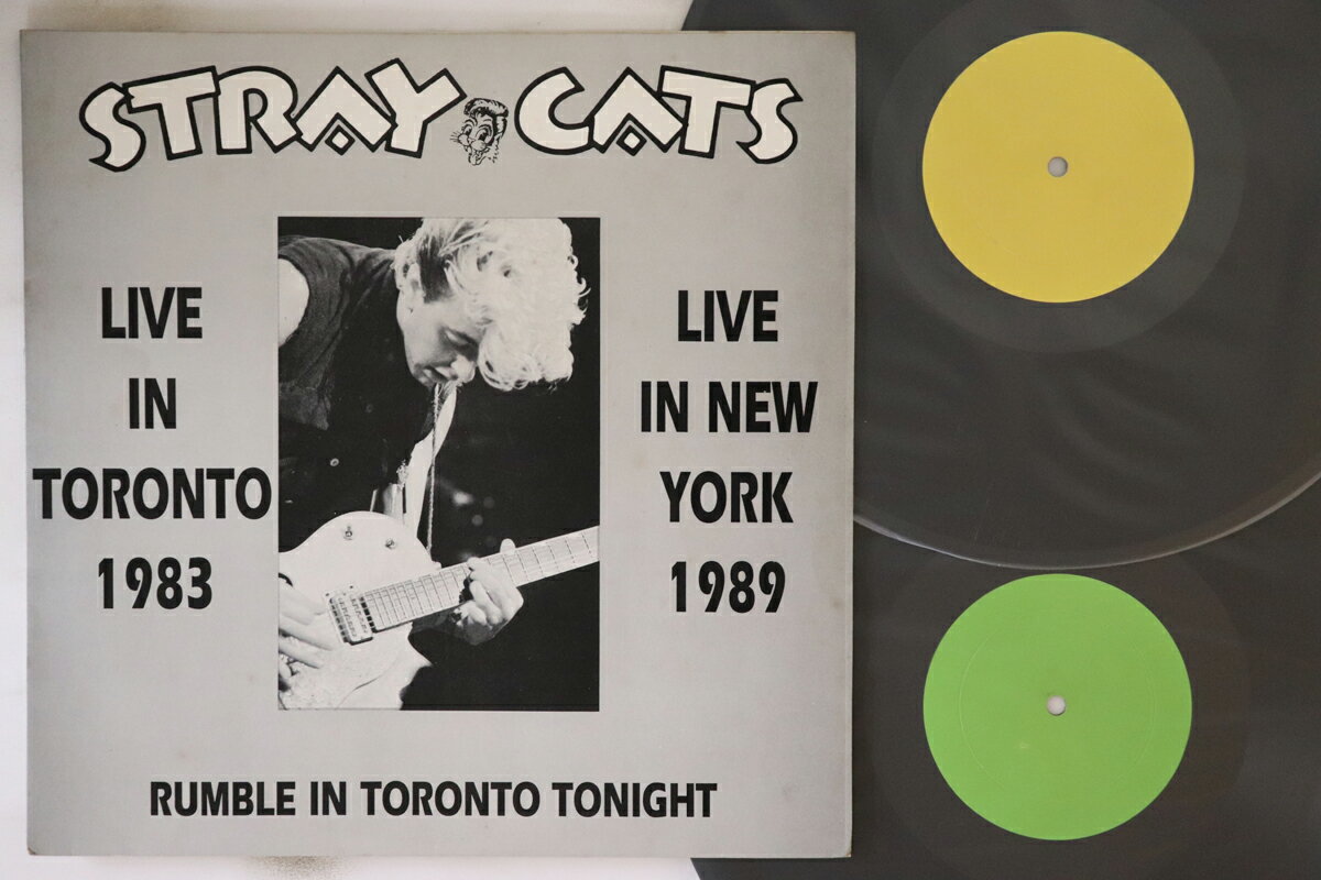 【中古】米2LP Stray Cats Live In Toronto 83 & Live In NY 89 C35469 Chicken Catcher Reco /00520