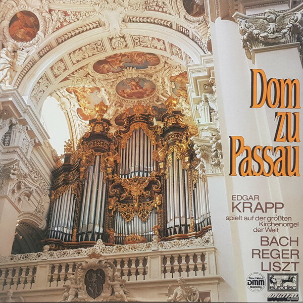 【中古】独LP Edgar Krapp, Bach, Reger, Lisz Dom Zu Passau (Edgar Krapp Spielt Auf Der Grosten K 205261425 Eurodisc /00260