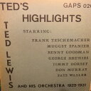 【中古】米LP Ted Lewis Teds Highlights GAPS020 Gaps /00260