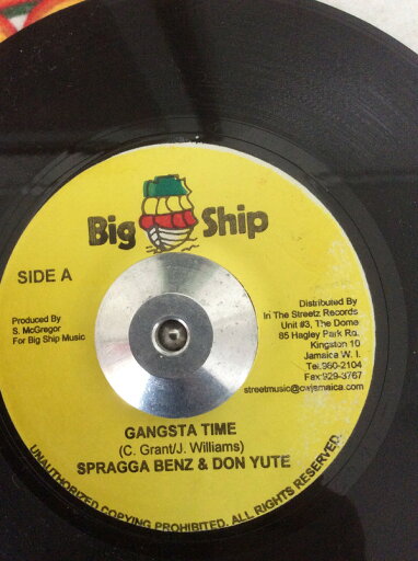 【中古】ジャマイカ7” Spragga Benz & Don Yute / Shan Gangsta Time / Come This Way NONE Big Ship /00080 【中古】ジャマイカ7” Spragga Benz & Don Yute / Shan Gangsta Time / Come This Way NONE Big Ship /00080