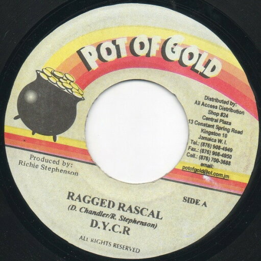 【中古】ジャマイカ7” Dycr Ragged Rascal NONE Pot Of Gold /00080 【中古】ジャマイカ7” Dycr Ragged Rascal NONE Pot Of Gold /00080