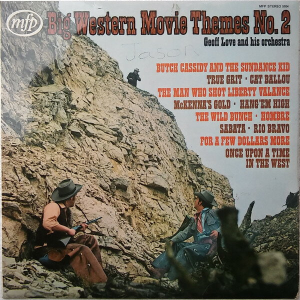 【中古】英LP Geoff Love &amp; His Orchestra Big Western Movie Themes No 2 MFP5204 Music For Plea..