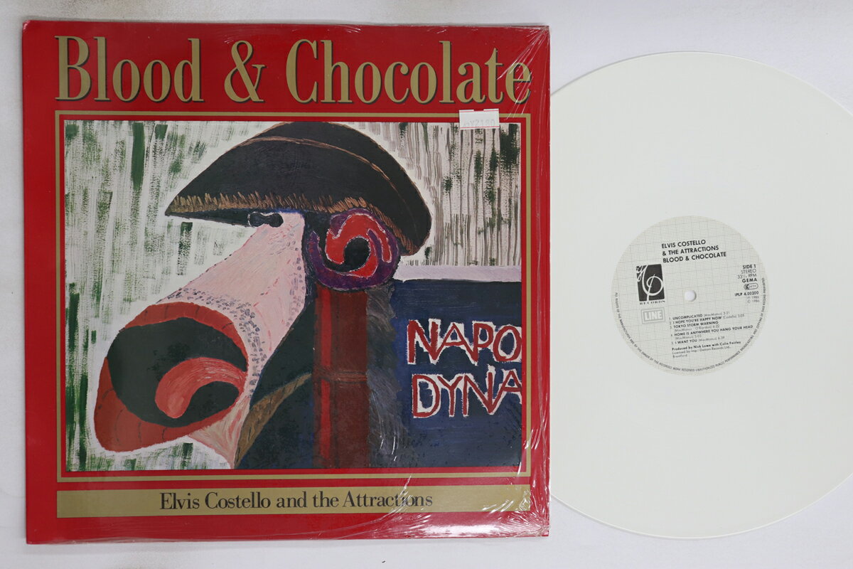 【中古】独LP Elvis Costello & The Attractio Blood & Chocolate LILP400200 LINE /00260