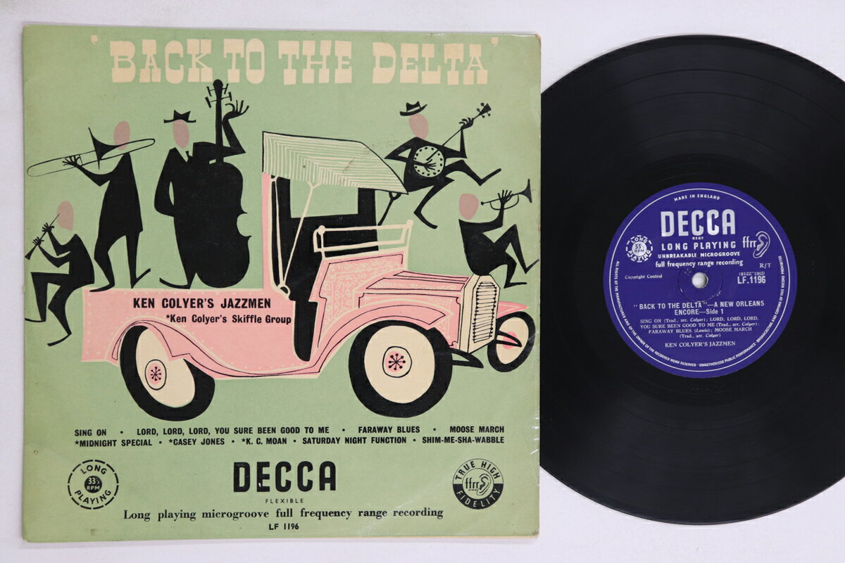 【中古】英10” Ken Colyer Back To The Delta LF1196 DECCA /00200