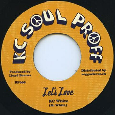 【中古】欧7” KC White Lets Love / Lets Dub RF068 KC Soul Puff/Reggae /00051