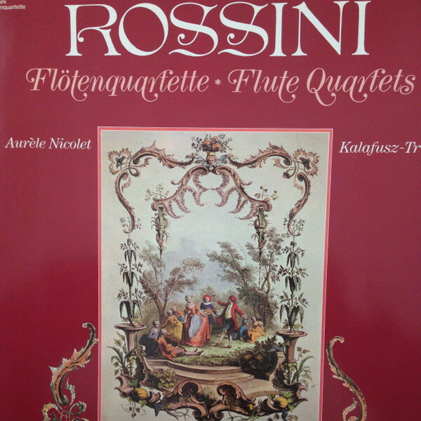 【中古】独LP Gioacchino Rossini, Kalafusz-T Flotenquartette - Flute Quartets 322289 Intercord /00260