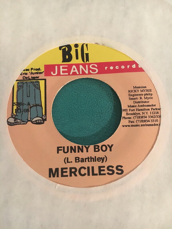 ジャマイカ7” Merciless Funny Boy BJ08 Big Jeans Records /00080