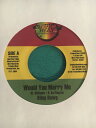 【中古】ジャマイカ7” Bling Dawg Would You Marry Me NONE Tropical Heat Produc /00080