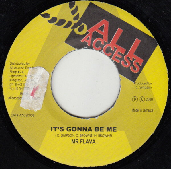ジャマイカ7” Mr. Flava Its Gonna Be Me / Mungral Dog AACS0006 All Access /00080