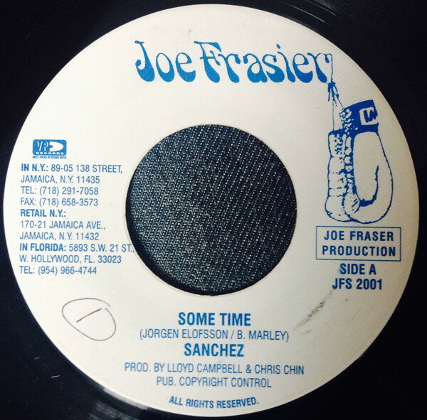 Artist Name: R - 【中古】7” Sanchez Some Time JFS2001 Joe Frasier /00080