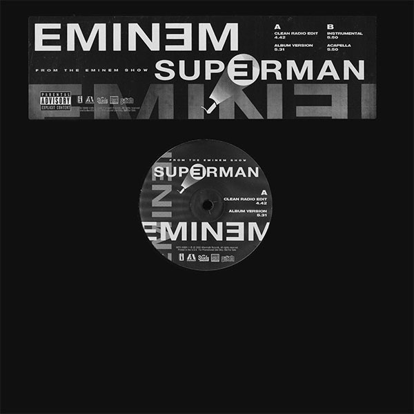 【中古】12” Eminem Superman INTR108911 Interscope Records, プロモ /00250