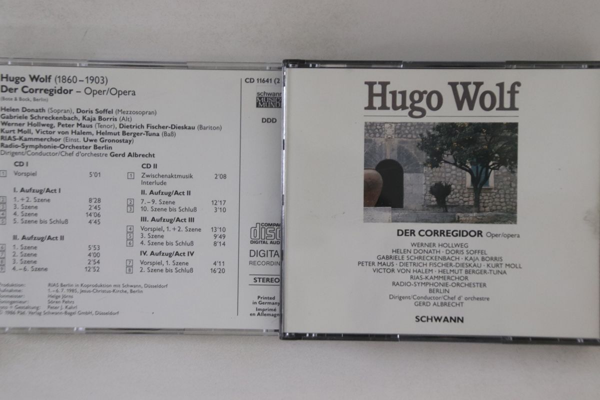・アーティスト Gerd Albrecht ・タイトル Hugo Wolf, Der Corregidor ・レーベル・型番 SCHWANN MUSICA MUNDI CD116411 ・フォーマット CD ・コンディション(盤) 非常に良い(EX) ・コンディション(ジャケット) 良い (VG+) ・コンディション(帯) オビなし ・特記事項 【ライナー付き】 実際に発送される商品の画像です 【ご購入前に必ずご確認ください】 ・本店サイト(www.recordcity.jp)とは価格、送料が違います ・本店サイト、その他支店のオーダーとは同梱発送できません ・別倉庫から発送しているため、店頭受け渡しは対応しておりません ・一部商品は他の通販サイトでも販売しているため、ご注文のタイミングによっては商品のご用意ができない場合がございます。 ・土日祝日はお休みです 金曜・祝前日9時以降のご連絡またはご入金は、返答または発送が週明け・祝日明けに順次対応となります。 ・ご購入後のキャンセル不可 ご購入後のキャンセルはいかなる理由においてもお受けできません。ご了承の上、ご購入くださいませ。 ・日本郵便(ゆうパック/ゆうメール)によるお届けになります。 ・中古品であることをご理解ください 当ストアでは中古商品を主に販売しております。中古品であることをご理解の上ご購入ください。また、一部商品はRecordCityオンラインストアで試聴可能です。 ・返品について お客様のご都合による返品は一切承っておりません。 表記の内容と実際の商品に相違がある場合、また針飛び等で返品・返金をご希望される場合は、商品の到着後1週間以内にご連絡ください。商品の返送をこちらで確認後、キャンセル・返金を行います。 コンディションVG以下の商品は返品できません。プレイに影響のない表面のこすれ傷、プレス起因のノイズ盤は返品の対象外です。 【コンディション表記】 ・ほぼ新品(M-)(Like New) 完全な新品。未使用。当店ではほぼ使用しません ・非常に良い(EX)(Excellent) 中古盤として美品な状態。わずかな経年を感じるものの傷みを感じさせない、当店基準で最高の状態 ・良い(VG+)(Very Good Plus) 丁寧に扱われた中古品で、軽い使用感がみられる。 ・可(VG)(Acceptable) 使い込まれた中古品で、「良い」よりもさらに使用感がみられる。 ・悪い(VG-)(Bad) 状態が悪いアイテム。使用の保障はなく、再生不可、針飛び、目立つノイズがあるかもしれない。状態によるクレーム不可。返品不可。 ・非常に悪い(G)(Very Bad) 「悪い」よりさらに状態が悪いアイテム。使用の保障はなく、再生不可、針飛び、目立つノイズがあるかもしれない。状態によるクレーム不可。返品不可。 ・ジャンク(Fair)(Junk/Fair) 割れている、反っている、水ダメージがある、カビ、ジャケットが分離している、ひどい書き込み、ひどい擦れなど最低の状態。使用の保障はなく、再生不可、針飛び、目立つノイズがあるかもしれない。状態によるクレーム不可。返品不可。 ・ジャンク(Poor)(Junk/Poor) 割れている、反っている、水ダメージがある、カビ、ジャケットが分離している、ひどい書き込み、ひどい擦れなど最低の状態。使用の保障はなく、再生不可、針飛び、目立つノイズがあるかもしれない。状態によるクレーム不可。返品不可。