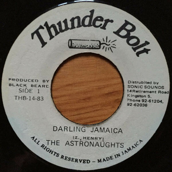 【中古】ジャマイカ7” Astronauts Darling Jamaica NONE Thunder Bolt /00080