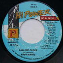 【中古】ジャマイカ7” Baby Wayne Law And Order NONE Hi Power Music /00080