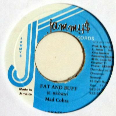 【中古】ジャマイカ7” Mad Cobra Fat And Buff NONE Jammys Records /00080