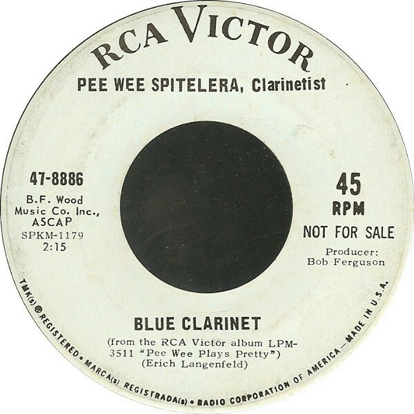 š7 Pee Wee Spitelera Song For Rosemary 478886 RCA Victor /00080