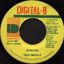 【中古】ジャマイカ7” Major Mackerel Ni Ni Nin NONE Digital-B /00080