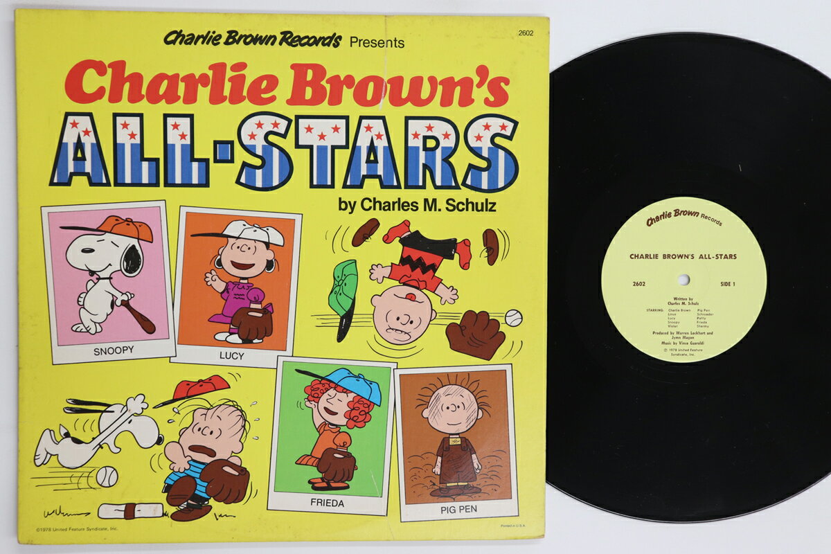 【中古】米LP Charles M. Schulz Charlie Browns All-stars 2602 CHARLIE BROWN /00260