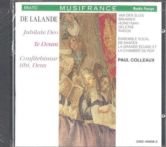 CD De Lalande / Van Der Sluis, Br Jubilate Deo - Te Deum - Confitebimur Tibi, Deus 2292456082 Erato /00110