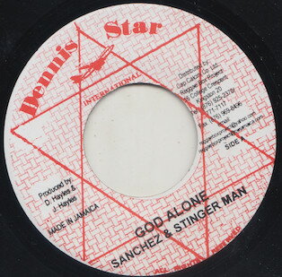 【中古】7” Sanchez / Sanchez & Stinger Ma Cupid Medley / God Alone NONE Dennis Star Internat /00080